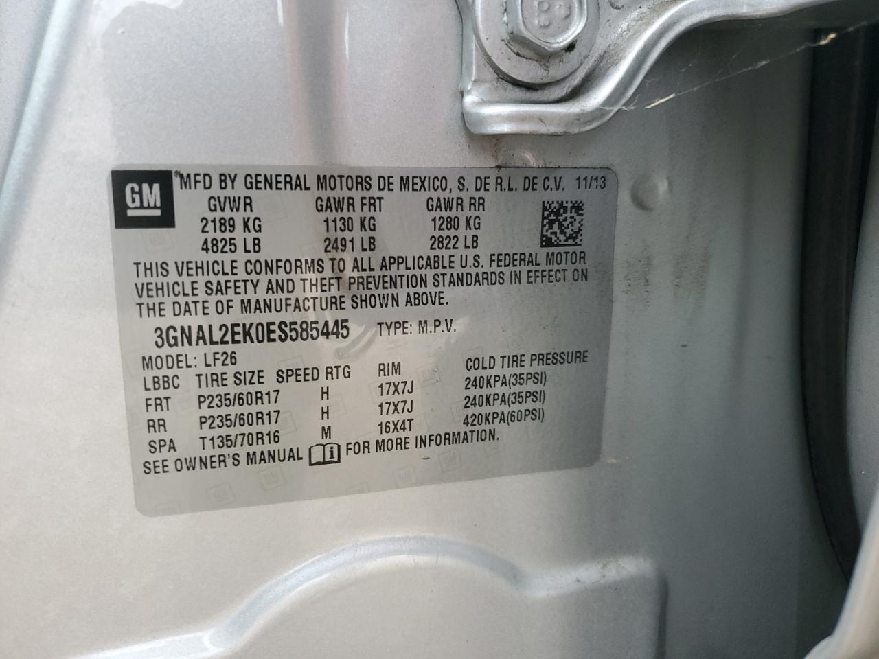 CHEVROLET CAPTIVA LS