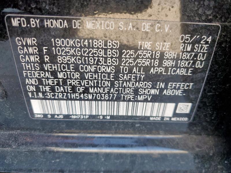 2025 HONDA HR-V SPORT - 3CZRZ1H54SM703677