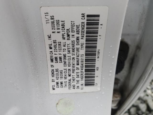 2016 HONDA ACCORD LX - 1HGCR2F46GA080175