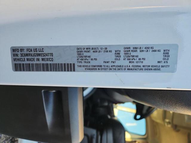 2021 RAM PROMASTER #3281511700