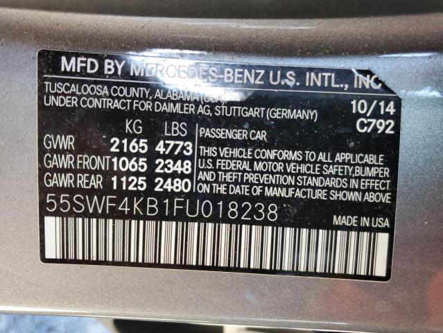 2015 MERCEDES-BENZ C 300 4MAT - 55SWF4KB1FU018238