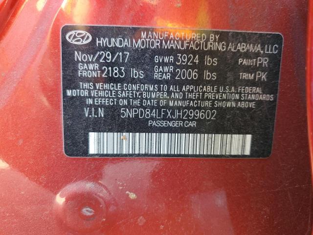 2018 HYUNDAI ELANTRA SE #3280310970