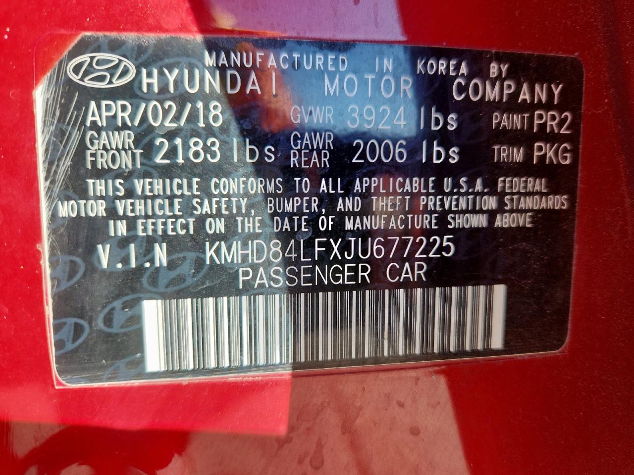 HYUNDAI ELANTRA SEL