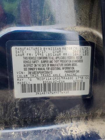 2017 NISSAN SENTRA S - 3N1AB7AP6HY296410