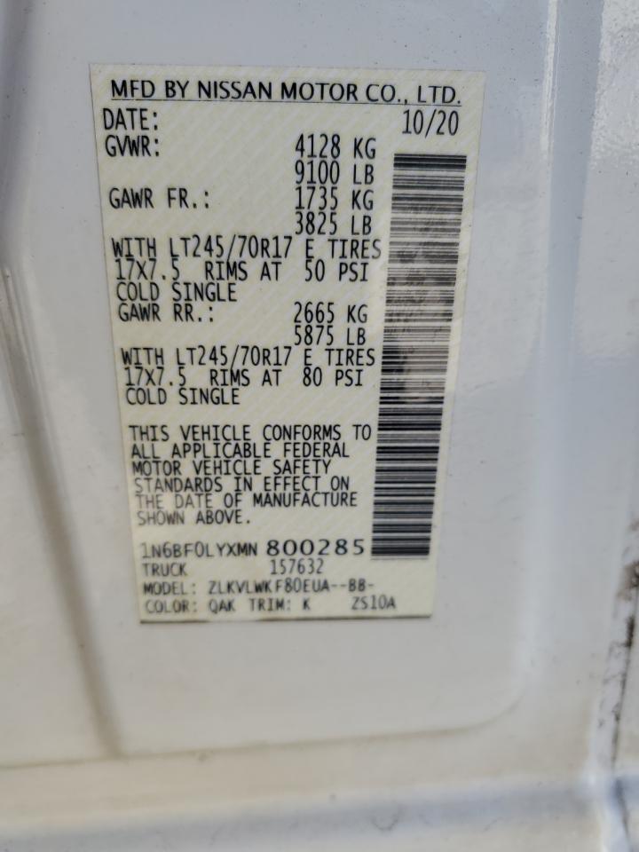 NISSAN NV2500 2500 S