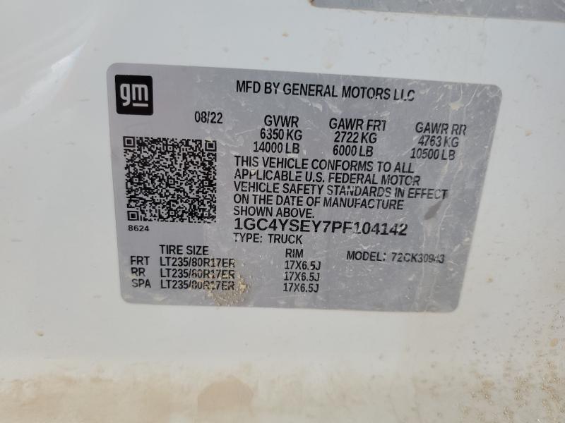 2023 CHEVROLET SILVERADO #3296334418