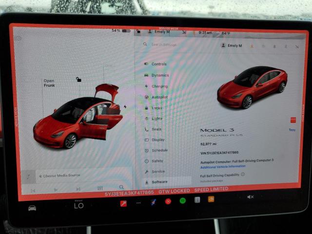 2019 TESLA MODEL 3 - 5YJ3E1EA3KF417865