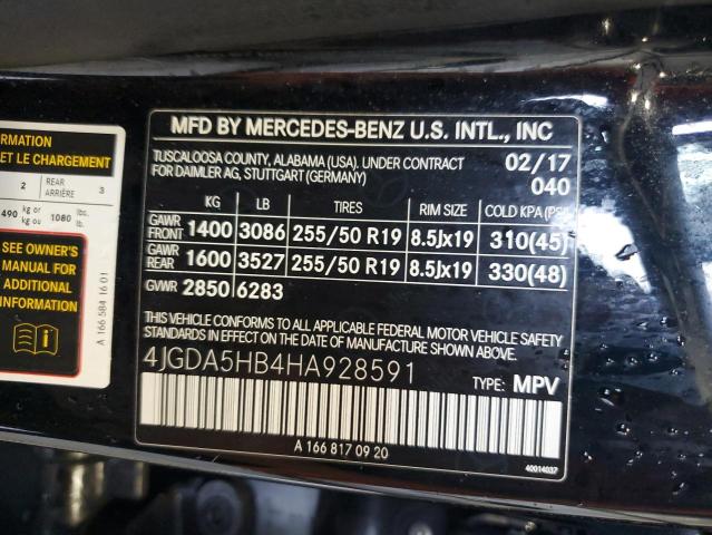 2017 MERCEDES-BENZ GLE 350 4MATIC #3294536618