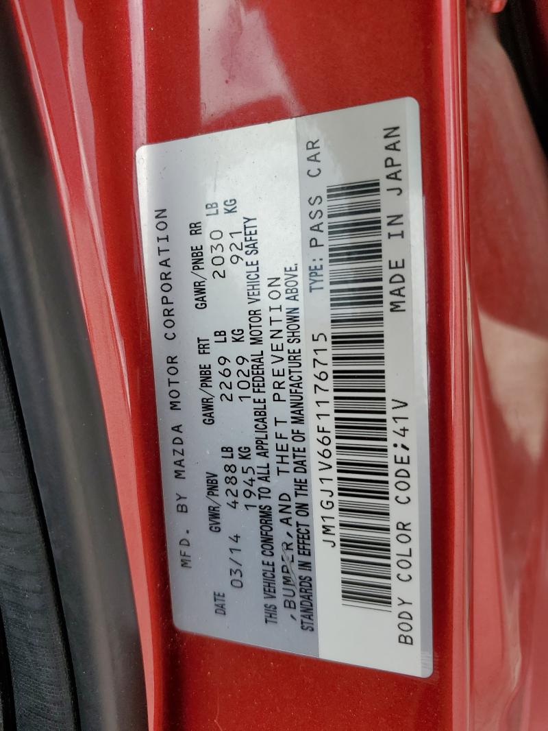 2015 MAZDA 6 TOURING #3297241408