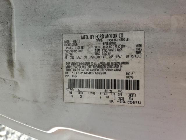 2011 FORD RANGER - 1FTKR1AD4BPA89250