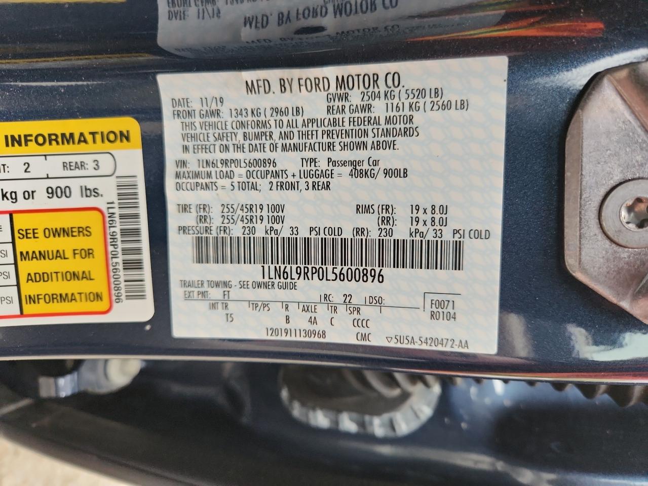 LINCOLN CONTINENTAL RESERVE