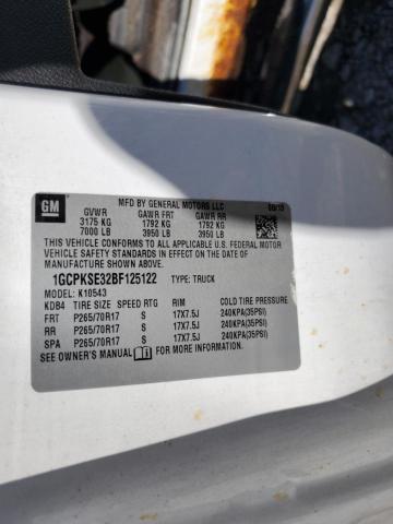 2011 CHEVROLET SILVERADO - 1GCPKSE32BF125122