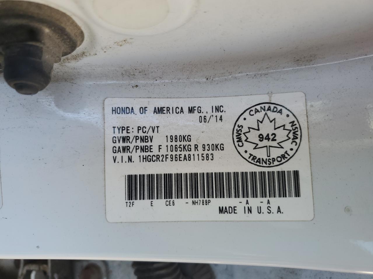 HONDA ACCORD TOURING