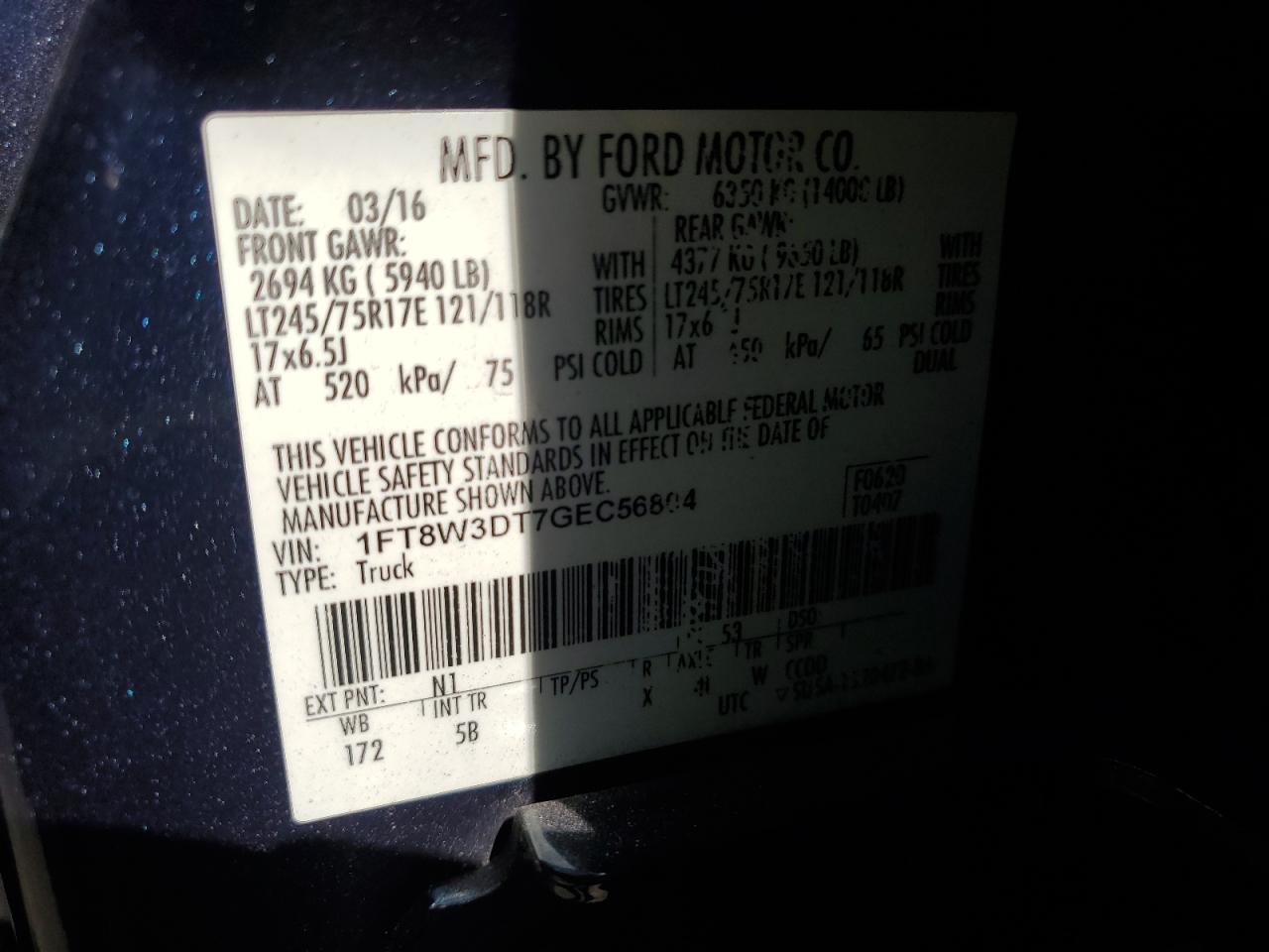 FORD F-350 SUPER DUTY