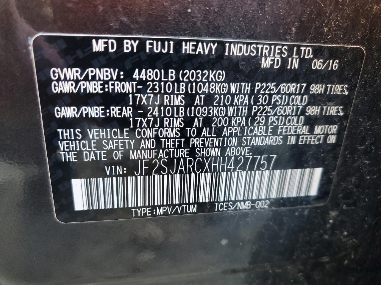 SUBARU FORESTER 2.5I LIMITED