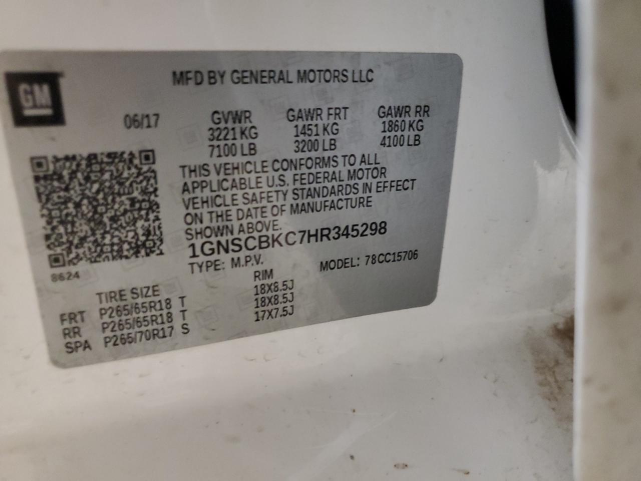 CHEVROLET TAHOE C1500 LT