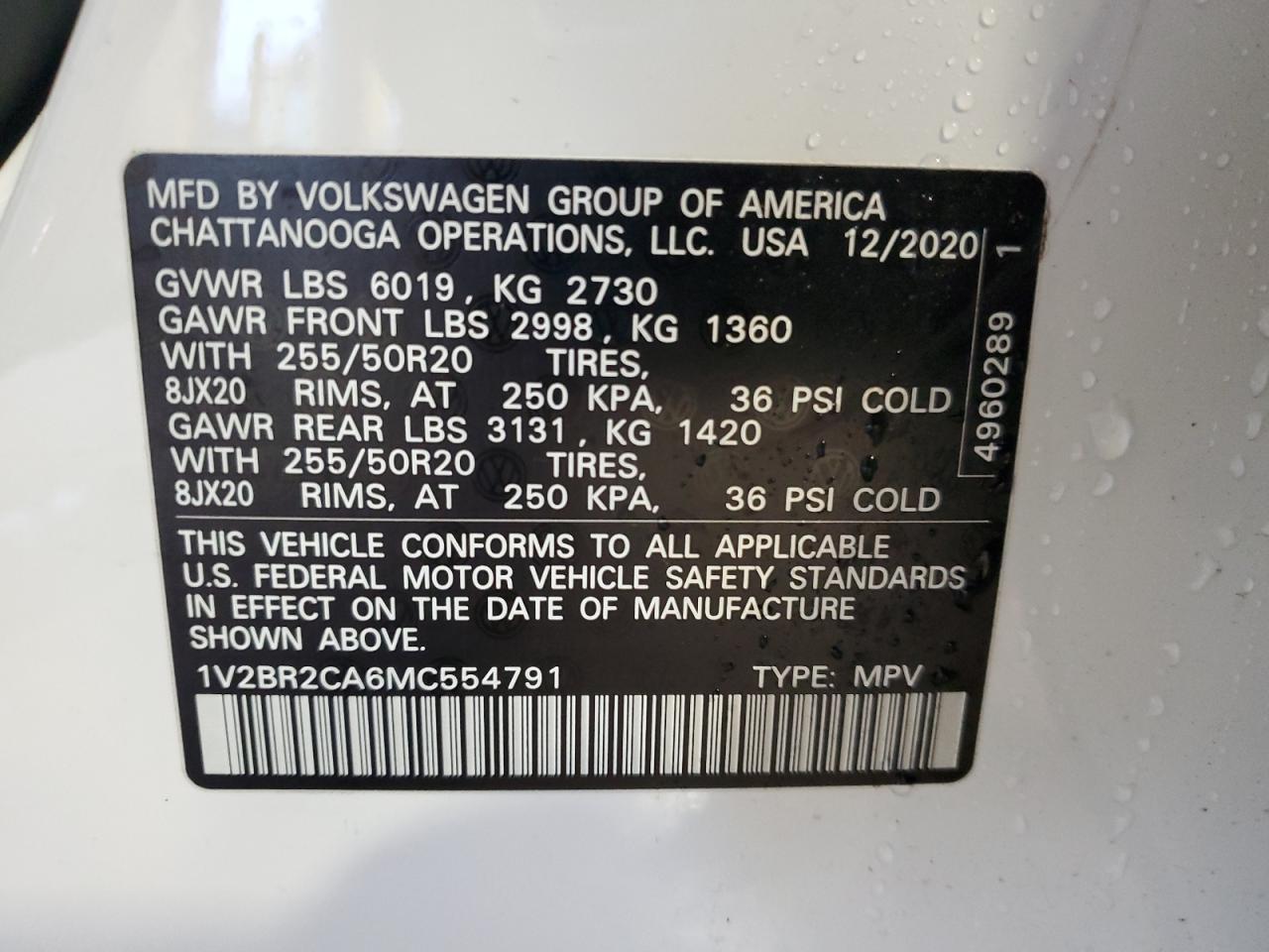 VOLKSWAGEN ATLAS SEL