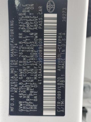 2025 TOYOTA CAMRY XSE #3309353010