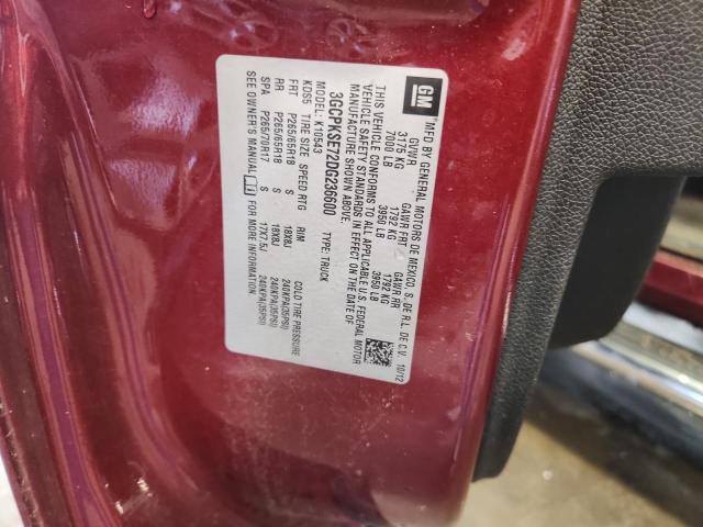 2013 CHEVROLET SILVERADO - 3GCPKSE72DG236600