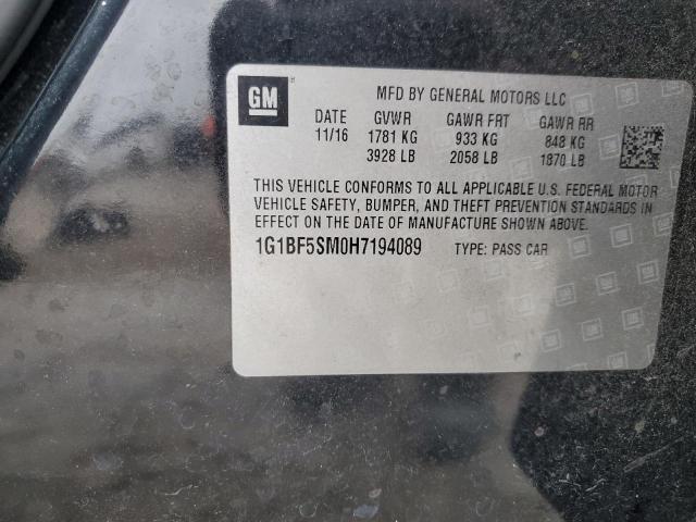 2017 CHEVROLET CRUZE PREM - 1G1BF5SM0H7194089