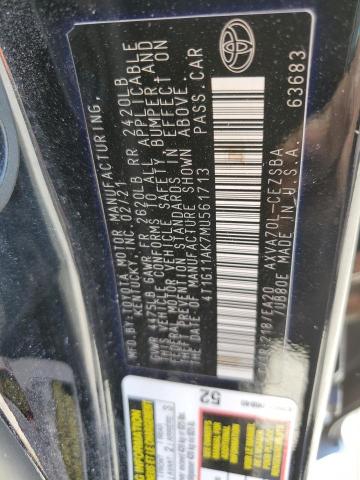 2021 TOYOTA CAMRY SE #3278714644