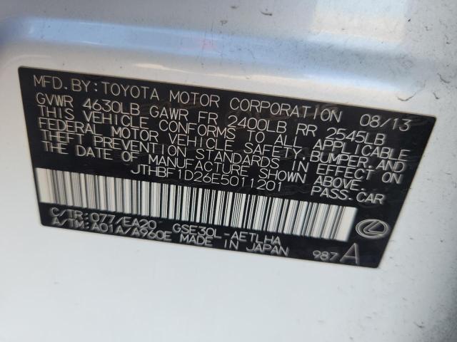 2014 LEXUS IS 250 - JTHBF1D26E5011201