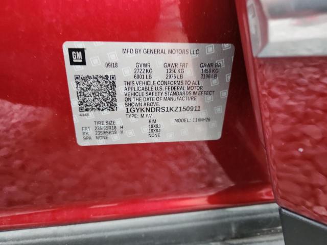 2019 CADILLAC XT5 LUXURY #3290215245