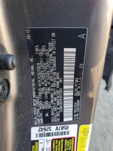 2014 TOYOTA SIENNA XLE #3284510429