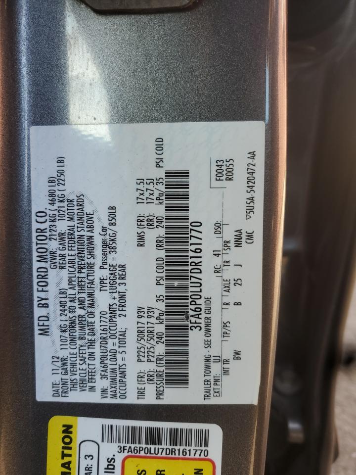 FORD FUSION SE HYBRID