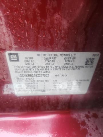 2014 CHEVROLET SILVERADO - 1GCVKREC9EZ267552