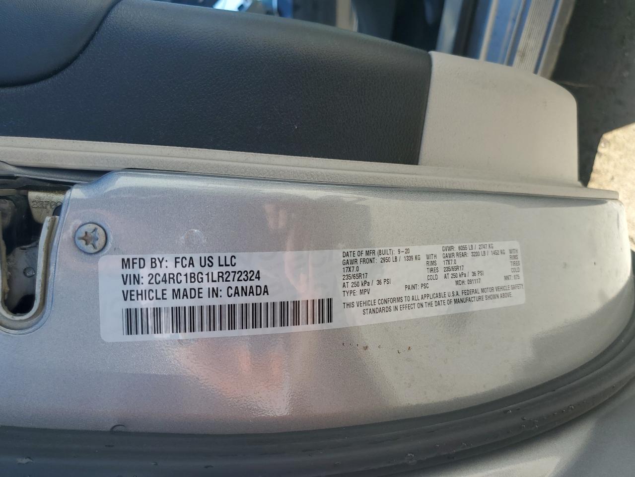 CHRYSLER PACIFICA TOURING L