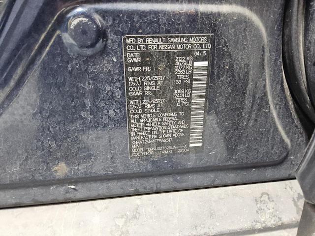 2015 NISSAN ROGUE S KNMAT2MV4FP552517