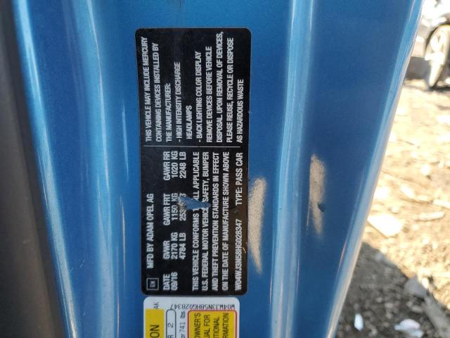 2017 BUICK CASCADA SP W04WJ3N58HG028347