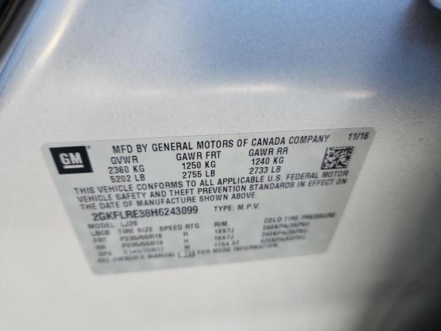 2017 GMC TERRAIN DE - 2GKFLRE38H6243099