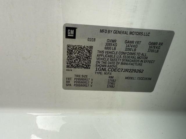 2018 CHEVROLET TAHOE POLI #3276386739