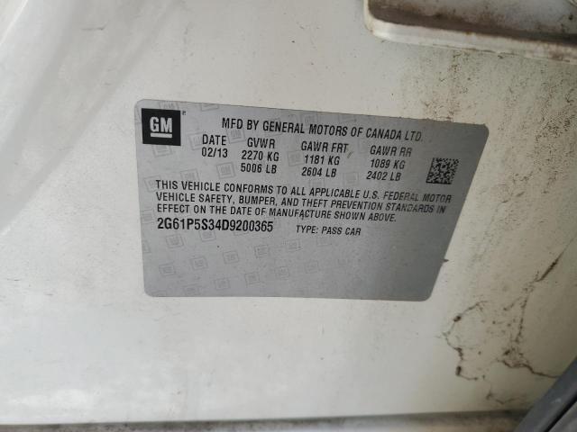 2013 CADILLAC XTS LUXURY - 2G61P5S34D9200365