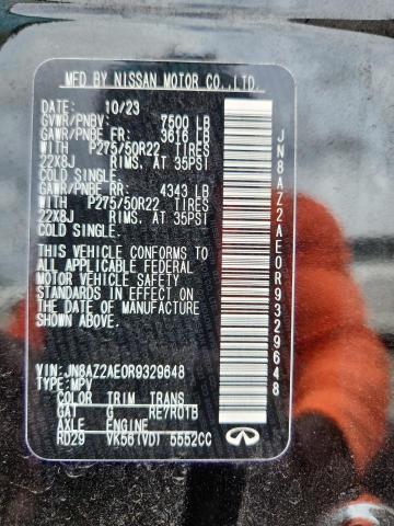 2024 INFINITI QX80 LUXE JN8AZ2AE0R9329648