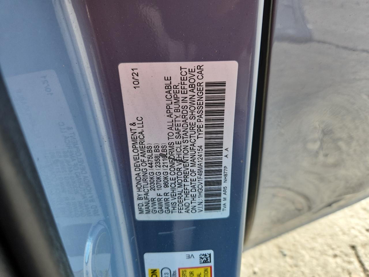 HONDA ACCORD SPORT SE