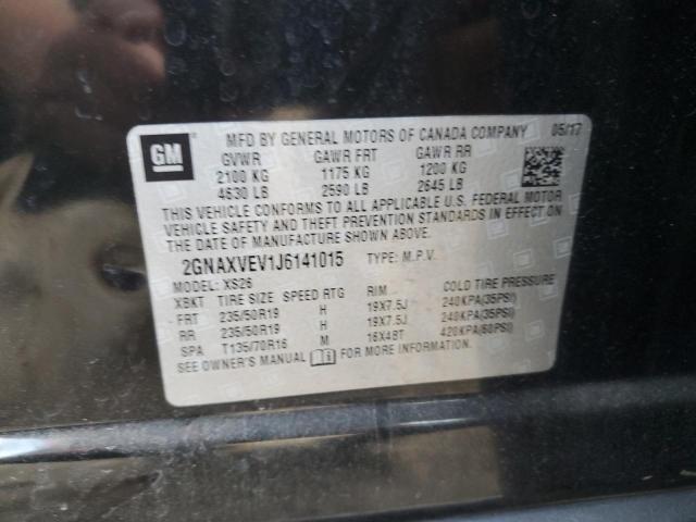 2018 CHEVROLET EQUINOX PREMIER #3270840421