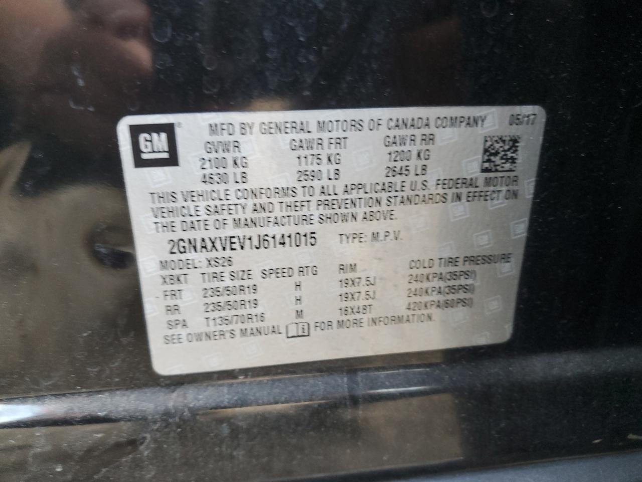 CHEVROLET EQUINOX PREMIER