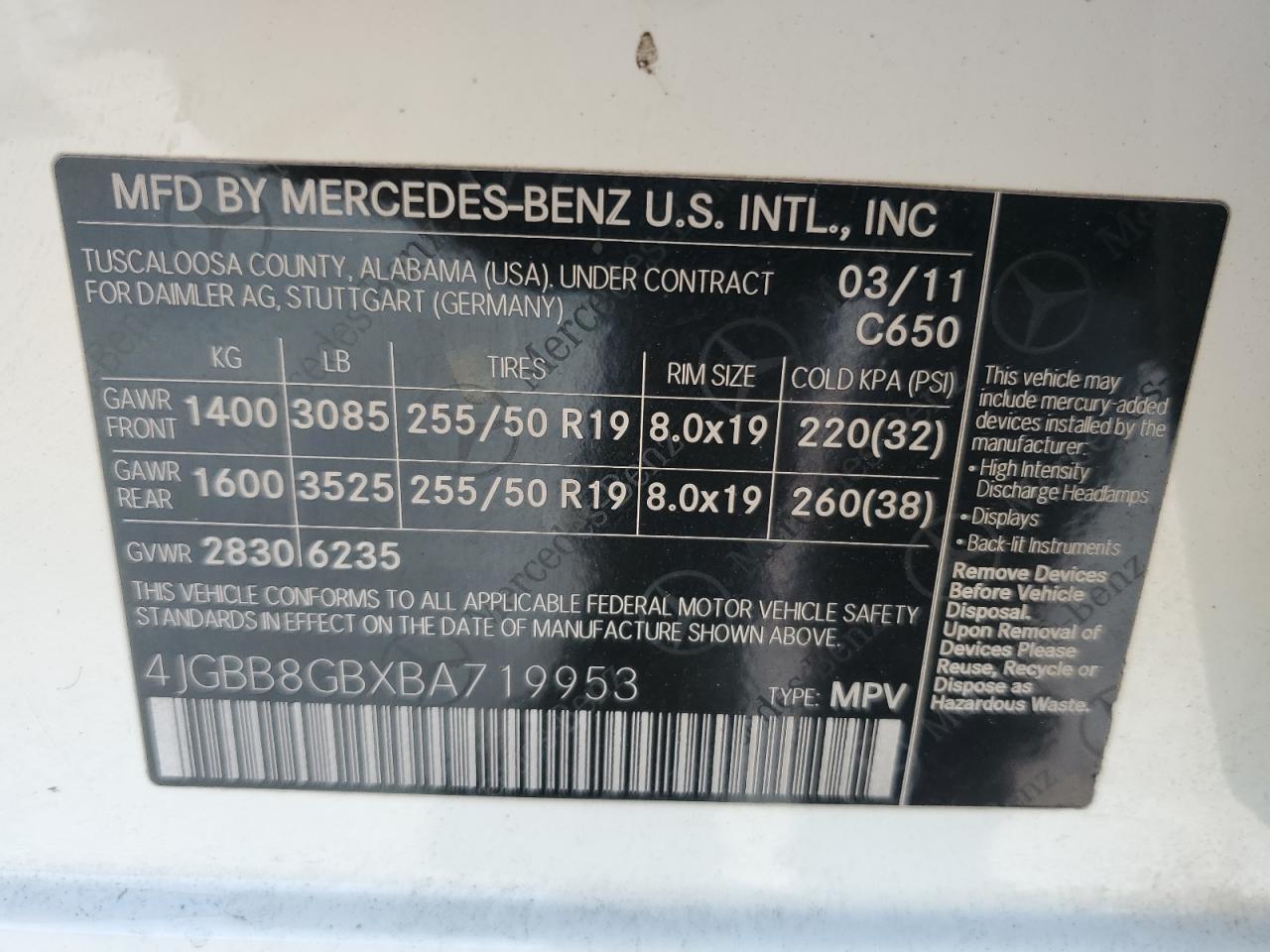 MERCEDES-BENZ M-CLASS 350 4MATIC