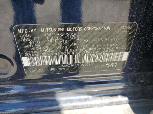 2020 MITSUBISHI OUTLANDER JA4AZ3A37LZ006957