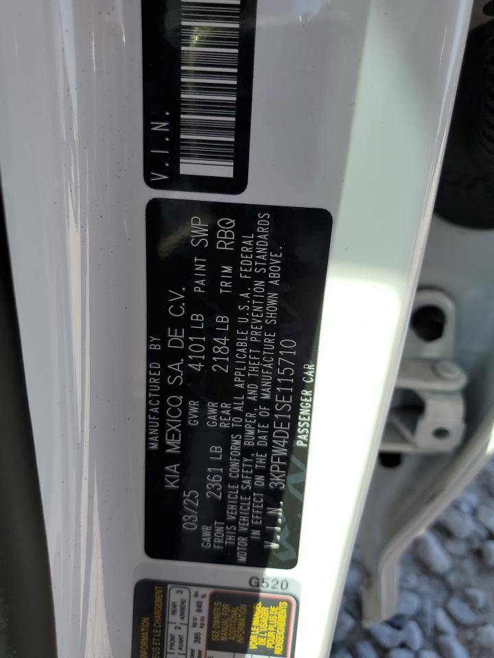 Lot #3305608743 2025 KIA K4 GT LINE