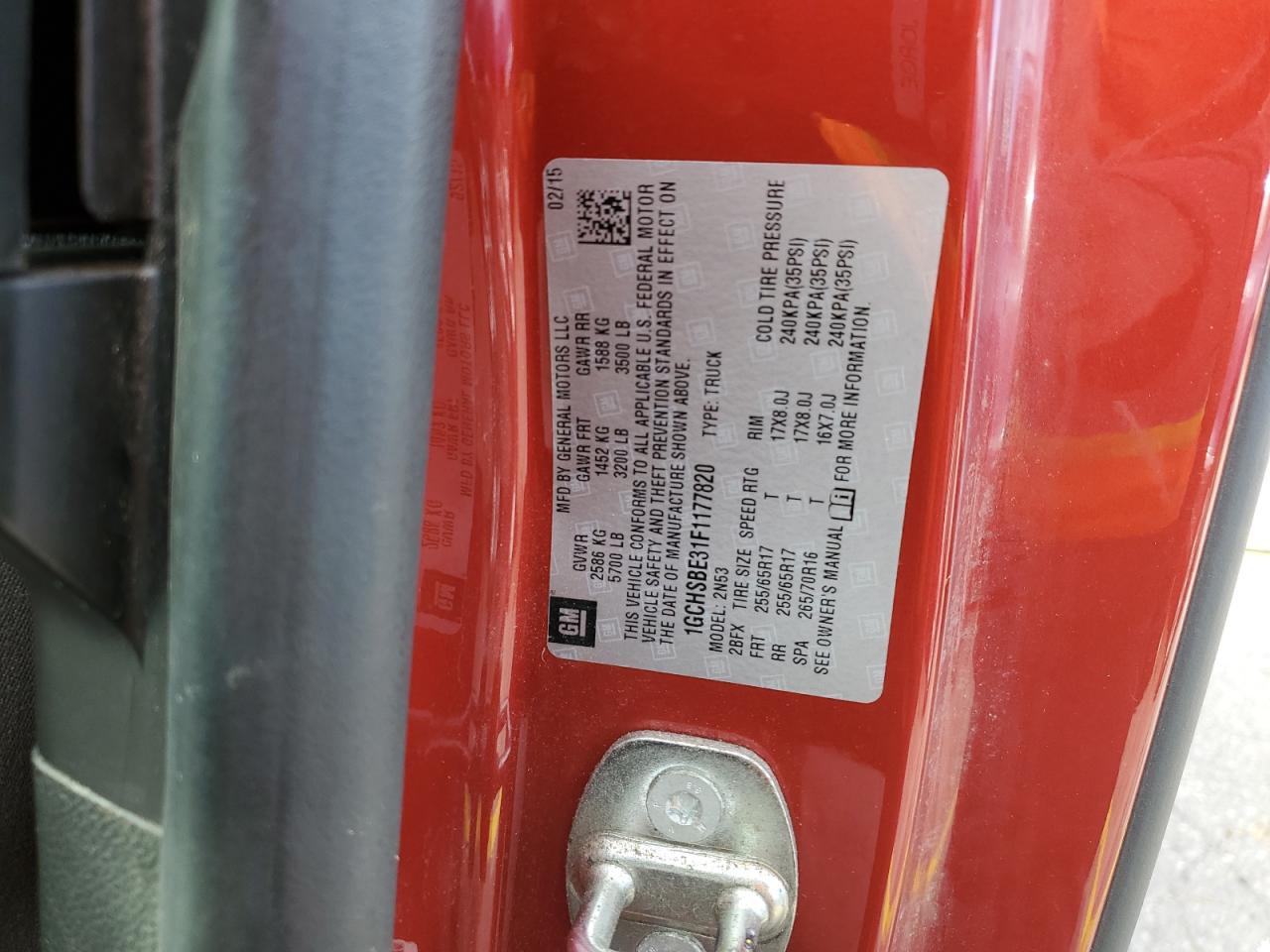 CHEVROLET COLORADO LT