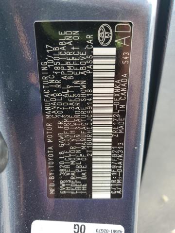 2018 TOYOTA COROLLA L - 2T1BURHE0JC991418