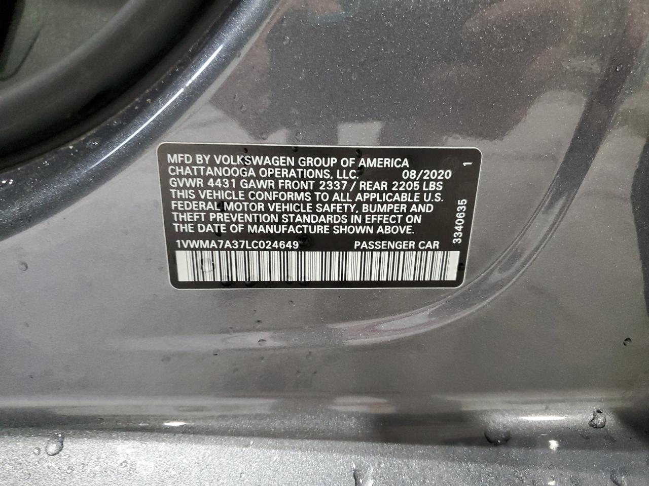 VOLKSWAGEN PASSAT R-LINE