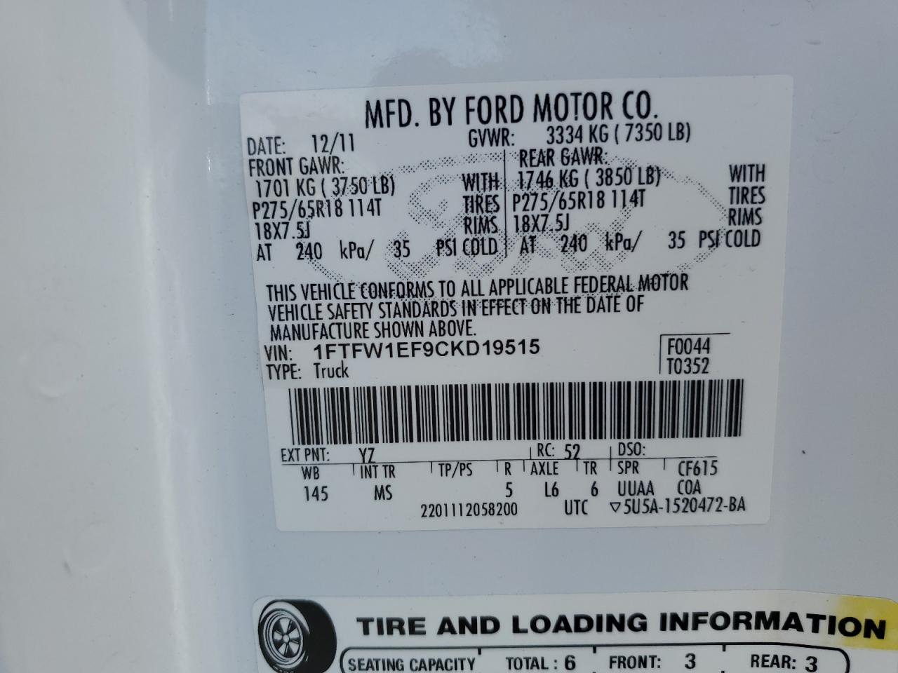 FORD F-150 SUPERCREW