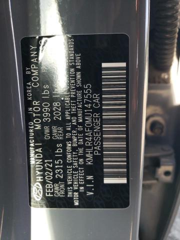 2021 HYUNDAI ELANTRA N #3275655812