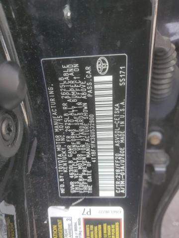 2016 TOYOTA CAMRY LE - 4T1BF1FK3GU532900