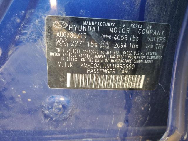 2020 HYUNDAI ELANTRA SP #3303931738